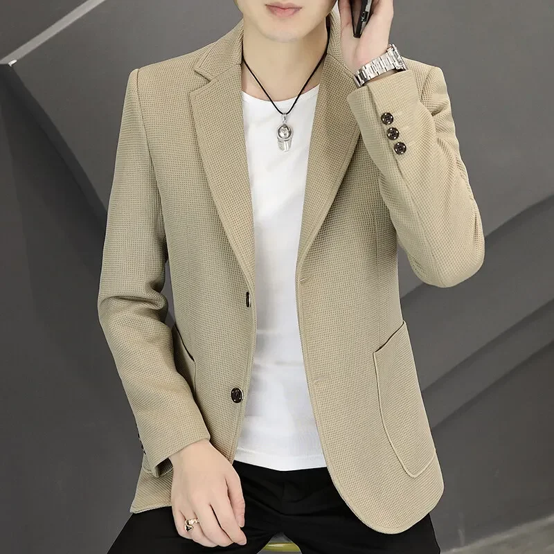 

MGX16 Men's new casual suit fashionable trend slim fit mini suit