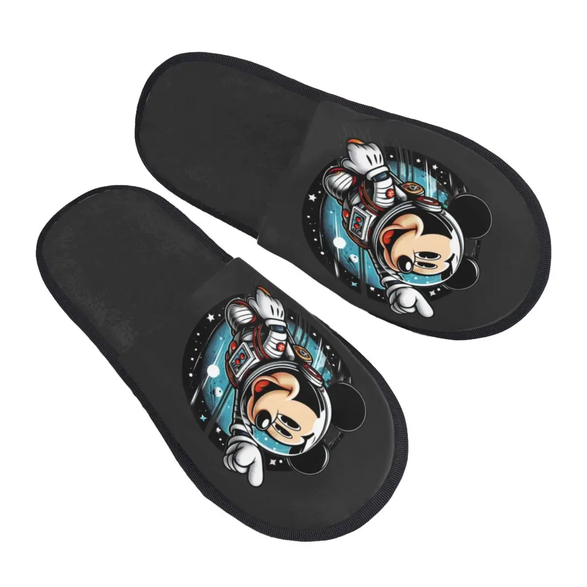 

Custom Mickey Mouse Anime Cartoon House Slippers Women Soft Memory Foam Slip On Bedroom Slipper Shoes
