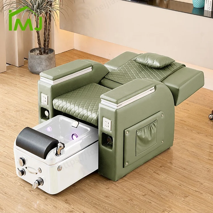 

Factory Custom Modern Beauty Nail Salon Foot Care Massage Chair Electric Reclining Manicure Pedicure Chair