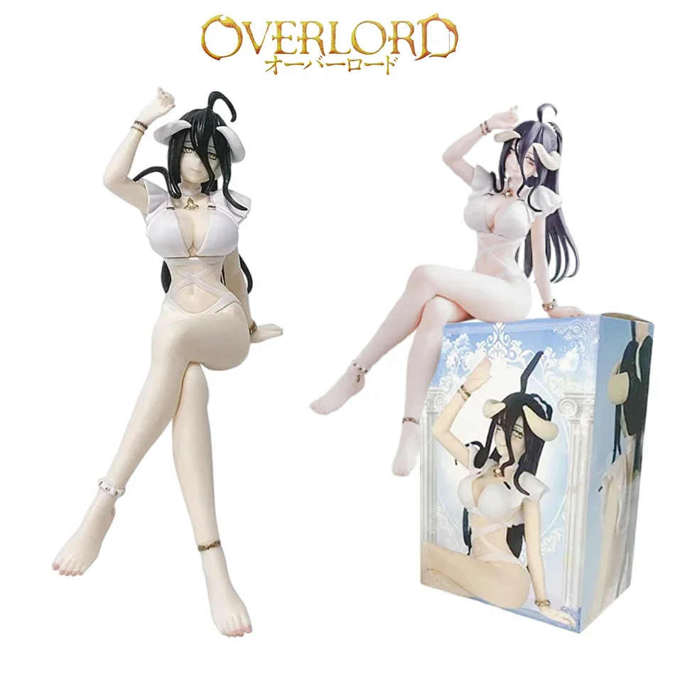 16 cm Overlord Albedo bademode PVC Anime Action-figuren Modell Sammlung Ornament Anime Cartoon Modell Spielzeug Geschenk Auf Lager