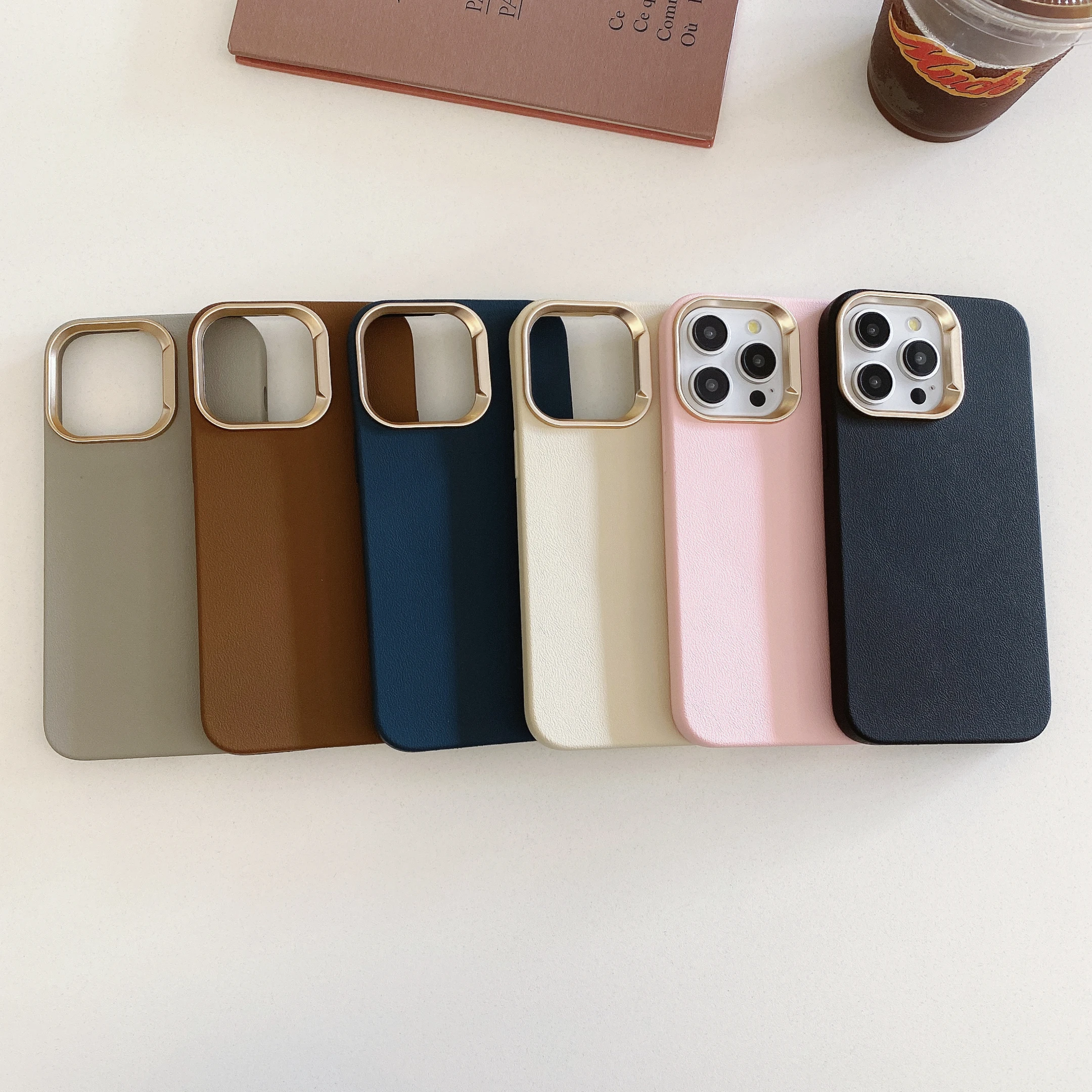 حافظة جلدية غير لامعة لهاتف آيفون 16 بلس 15 14 13 12 11 برو ماكس مغناطيسية لهاتف Magsafe غطاء مقاوم للصدمات