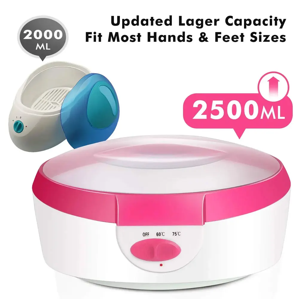 Paraffin Wax Machine for Hand and Feet Bath Quick Heat Warmer Accessory Optional 200g Paraffin Wax or Mitts Booties 220V EUPlug