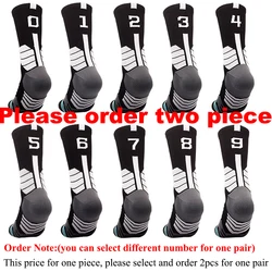 Number 0-9 Men's Basketball Socks Sports Socks Fitness Cycling Soccer Socks Jogging Running baloncesto Sock Calcetines Socks