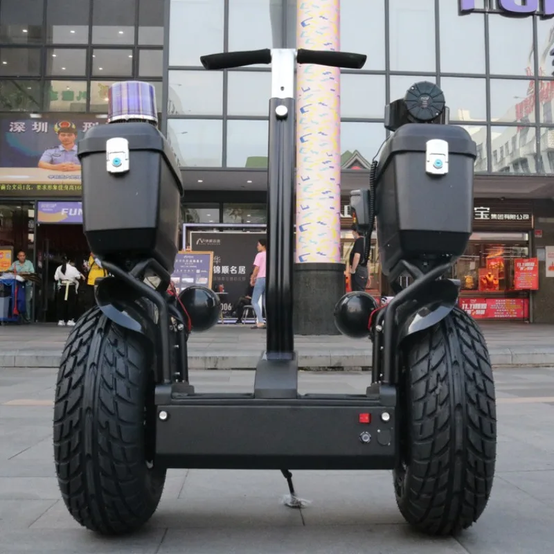 Off-road balance car patrol model, large wheels, oversized two-wheeled vehicle, security community property patrol car