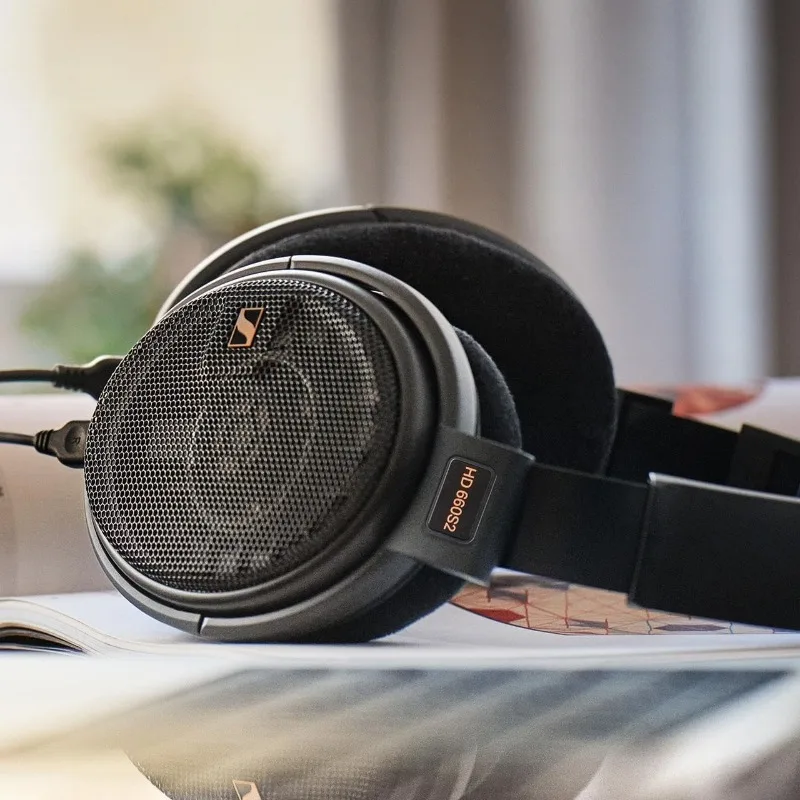 Consumer Audio HD 660S2 - Wired Audiophile Stereo Headphones with Deep Sub Bass, Optimized Surround, Transducer Airflow