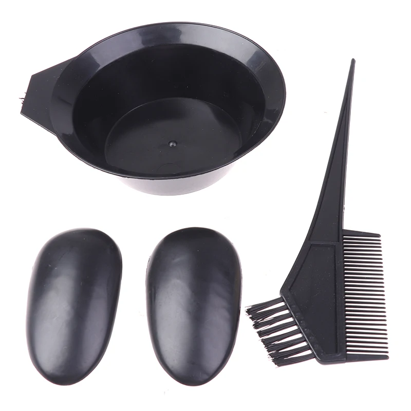 

Hair Color Brush Bowl Set with Ear Caps Dye Mixer Hair Color Dye Applicator Hair Styling Accessories Hair Color Tools