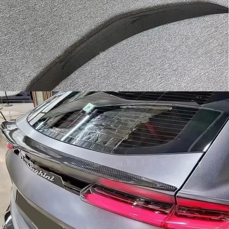 For Lamborghini URUS Real carbon fiber spoiler Tail fins automotive top wing middle wing pressure tail wing upgrade body kit