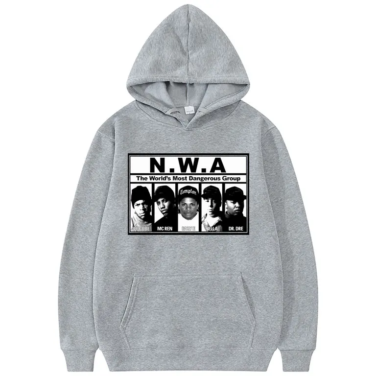 Sweat à capuche Hip Hop Rap N.W.A pour hommes et femmes, The World's Inerous Group, Ice Cube, Mc Ren, Eazye Yella, Dr PhysGraphic Clothes