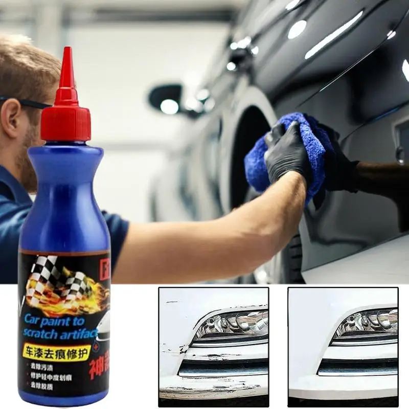 

Car Paint Repair Agent 100ml Scratches Repair Polishing Wax Car Scratch Paint Care Agent Automobile Maintenance Scratch Removal