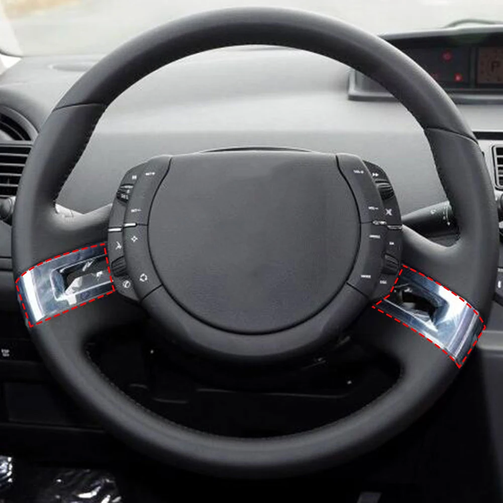 Car Trim Sticker Steering Wheel Cover Stickers for Citroen C4 Classic 2012 - 2016 1.6MT 1.6AT 2.0MT 2.0AT Parts Car Styling ABS