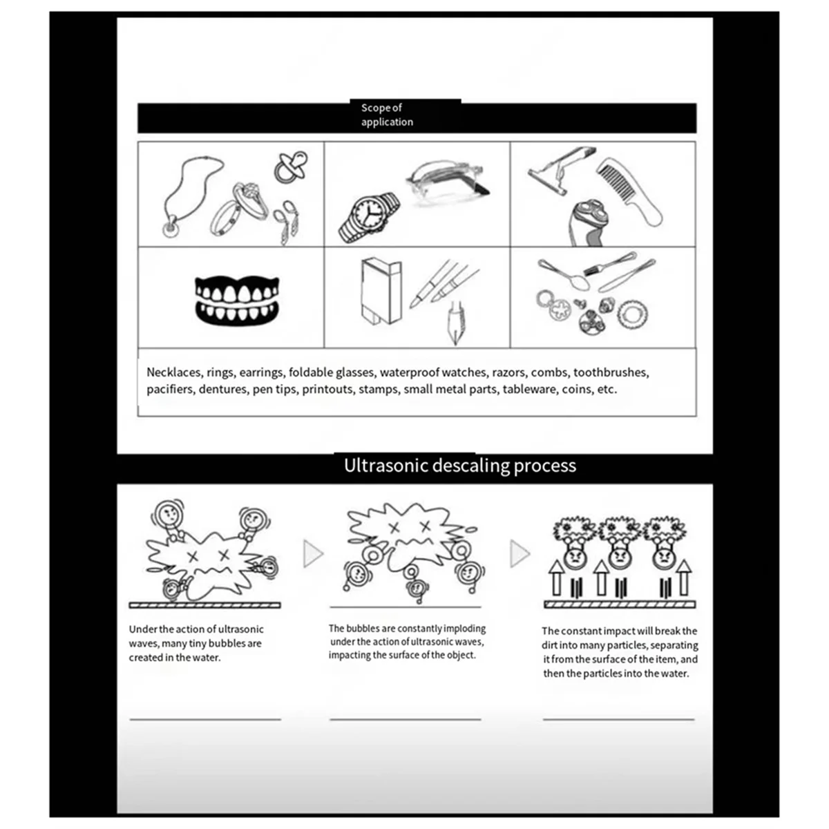 آلة تنظيف الأسنان المنزلية متعددة الوظائف عالية التردد الأقواس وآلة تنظيف الأسنان المجوهرات