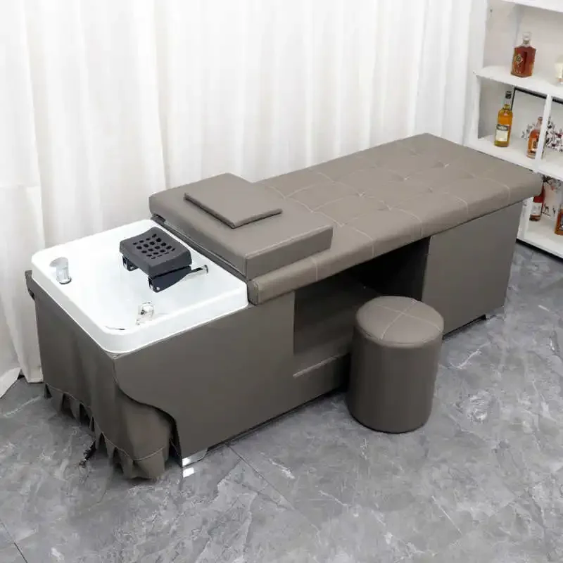 Shampoo Bed, Beauty Salon, Hair Salon, Thai Massage Water Circulation, Head Care, Rinse, Fumigation