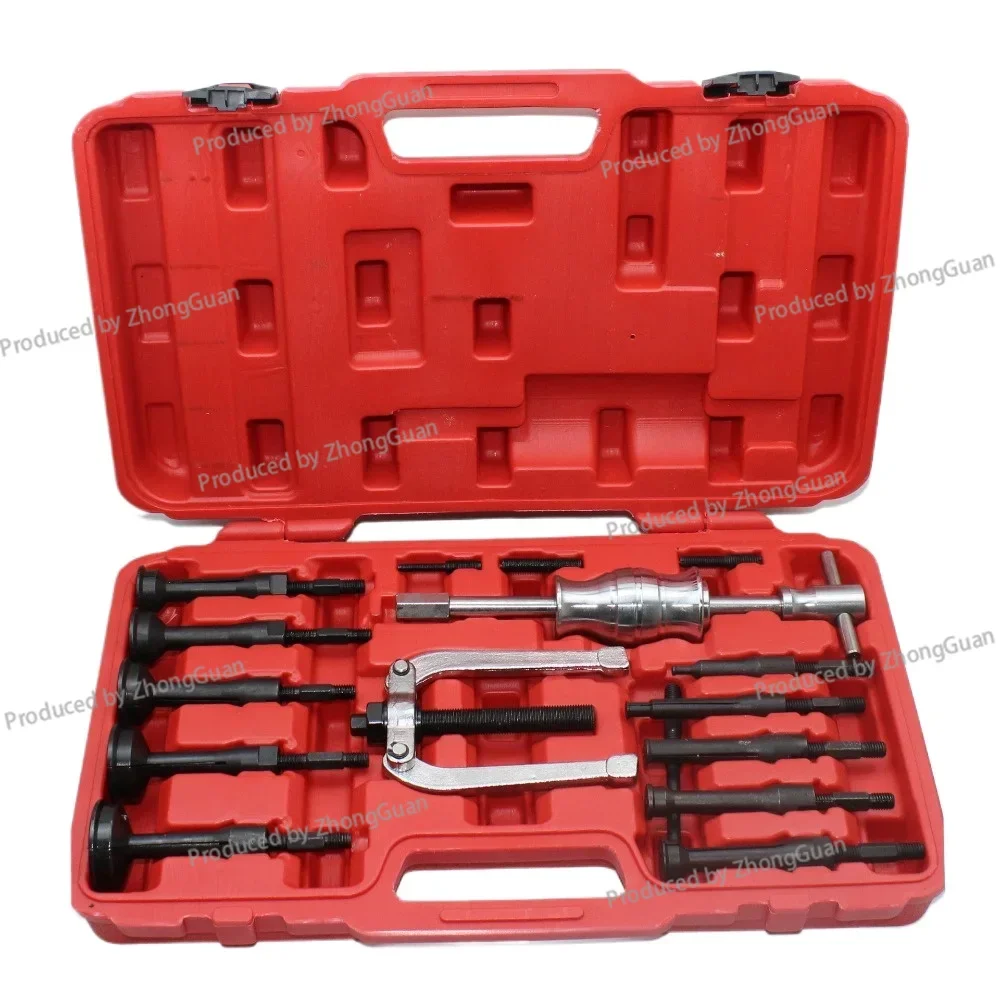 16-Piece Set of Inner Bearing Puller 5-piece Set of 8-hole Training Hammer Removal Set of Inner Diameter Inner Hole Puller