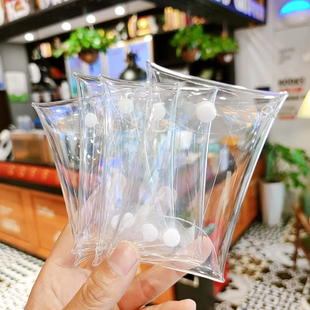 ギフト PVC ゼロ財布透明マルチサイズ人形アウトドアバッグ防水バックルカードホルダーおもちゃ人形