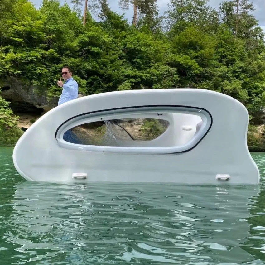 Wholesale DWF Inflatable Boat With Outboard Motor Catamaran Fishing Boat Inflatable Yacht Boat
