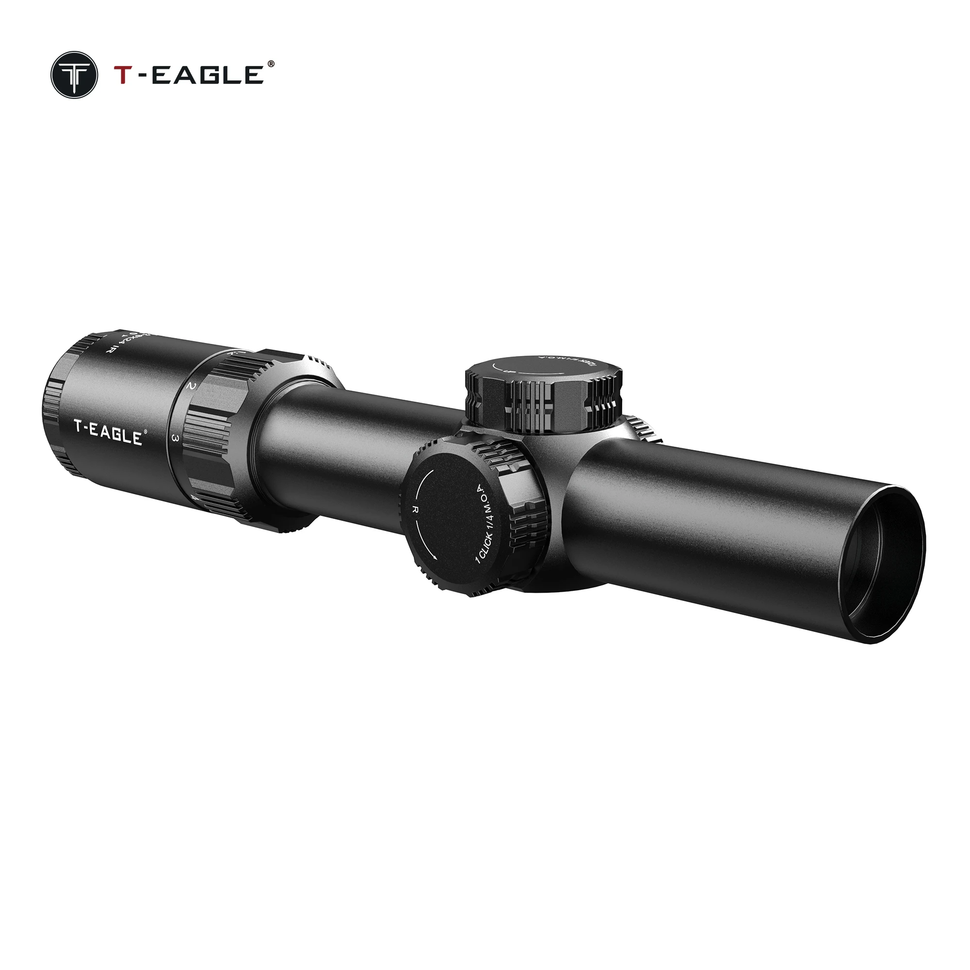 T-EAGLE EOX 1.2-6X24IR taktyczna LPVO krótka luneta celownicza do polowania Caza luneta z podświetlanym 1/4 MOA celownik Airsoft.223