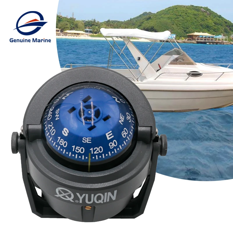 

Genuine Marine Navigation Magnetic Compass For Small Boat Yacht Marine