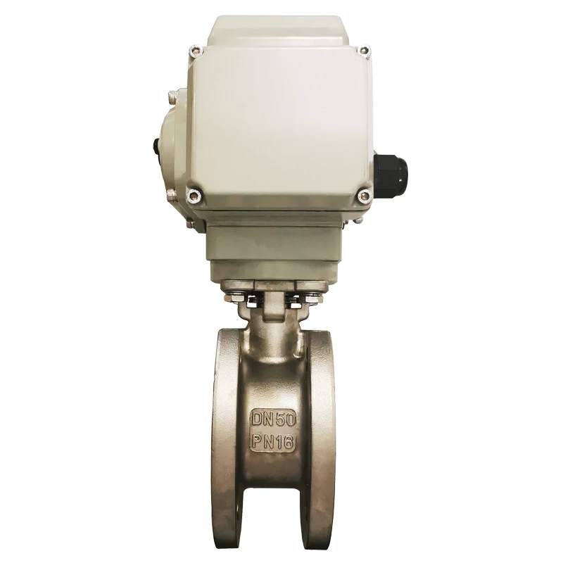 Válvula de esfera motorizada de 2 vias ss304 tipo liga/desliga 3 peças de aço inoxidável 316 12v 24v dc 220v dn32 válvula de esfera atuador elétrico rotativo