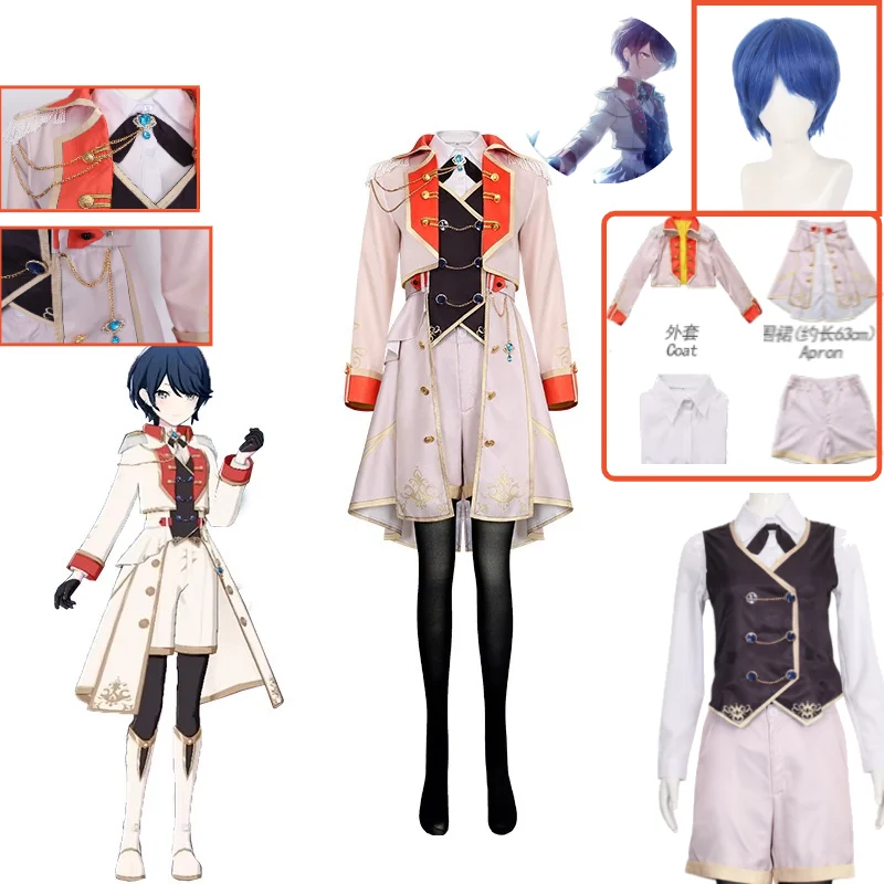 

HOSHINO ICHIKA Cosplay Costume Knight Costume Prince Style Lolita Women's Ichika Knight Boystyle Lolita Wig Cosplay Full Set