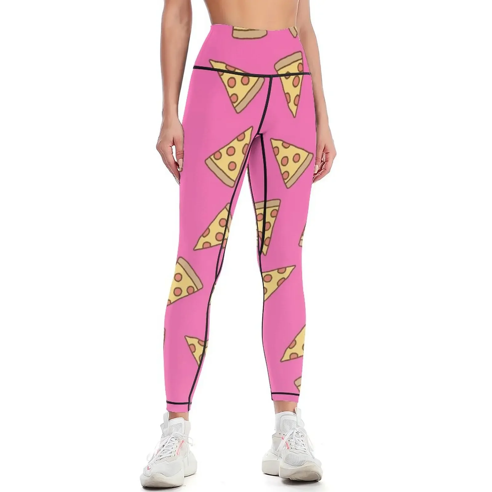 

Pizza Pattern Leggings gym clothing sports shirts gym Sports pants woman workout shorts Womens Leggings