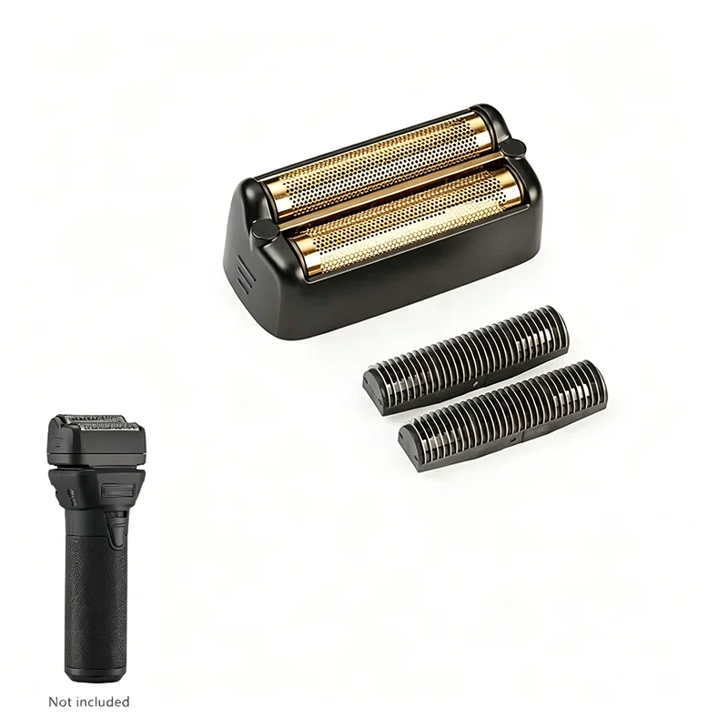 Shaver Replacement Foil and Cutter, Compatible with BaBylissPRO FXONE BlackFX Double Foil Stick Shaver, Black Head & Blades