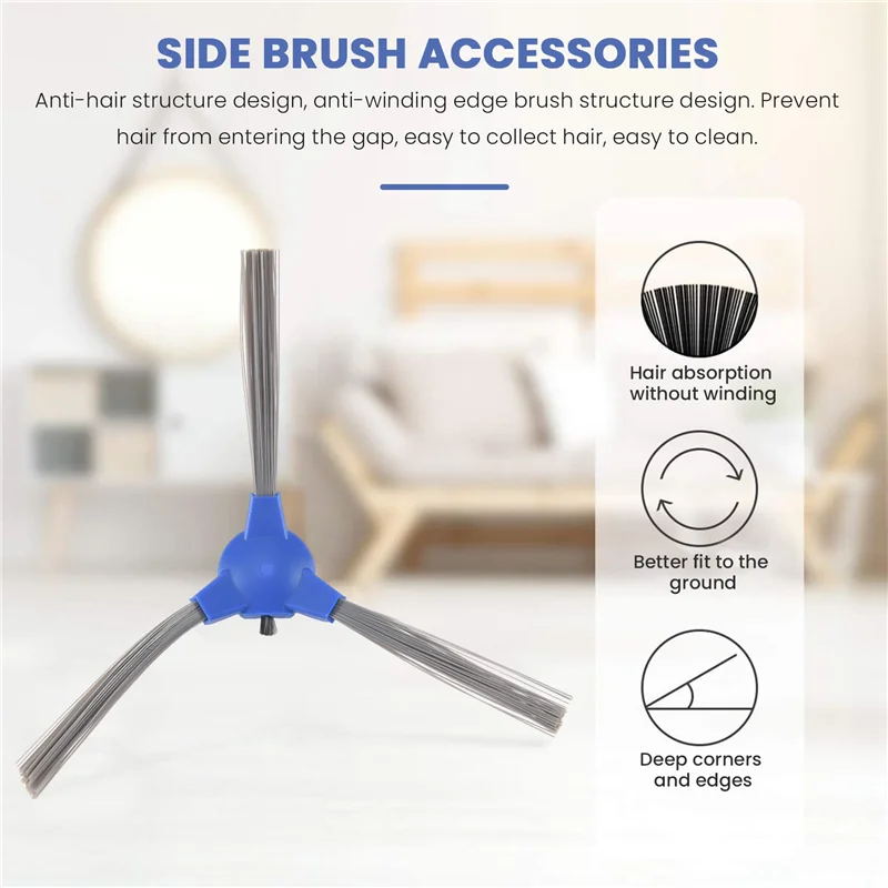 Conjunto abvi para eufy robovac 11s max, robovac 30c max, robovac g10, robovac g30, edge-13 peças de reposição filtro de escova