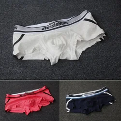 Fashion trend men's cotton comfort tide men's U convex flat-angle underpants hip-moulding four-corner pants men wholesale