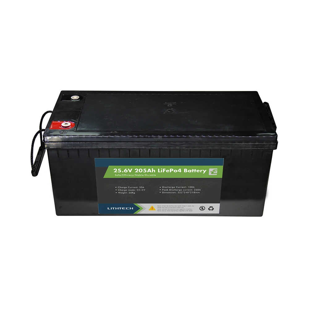 Lithtech 24v 200ah factory Lifepo4 Lithium ion Battery lithium ion solar batteries 24v lithium battery 200ah