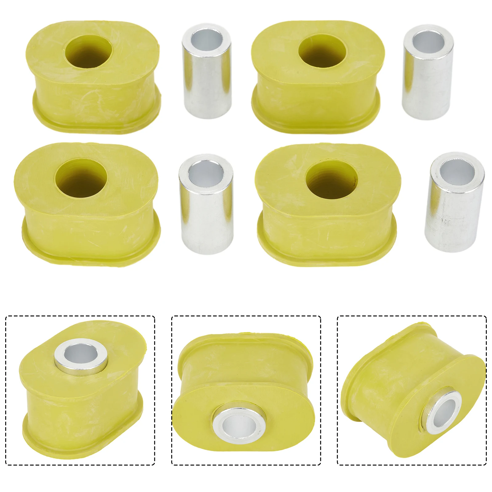 4x Rubber Bushes Plastic Replacement Parts 51217112443 51227001005 51227001006 For BMW 7' E65 E66 E67 Exterior Parts