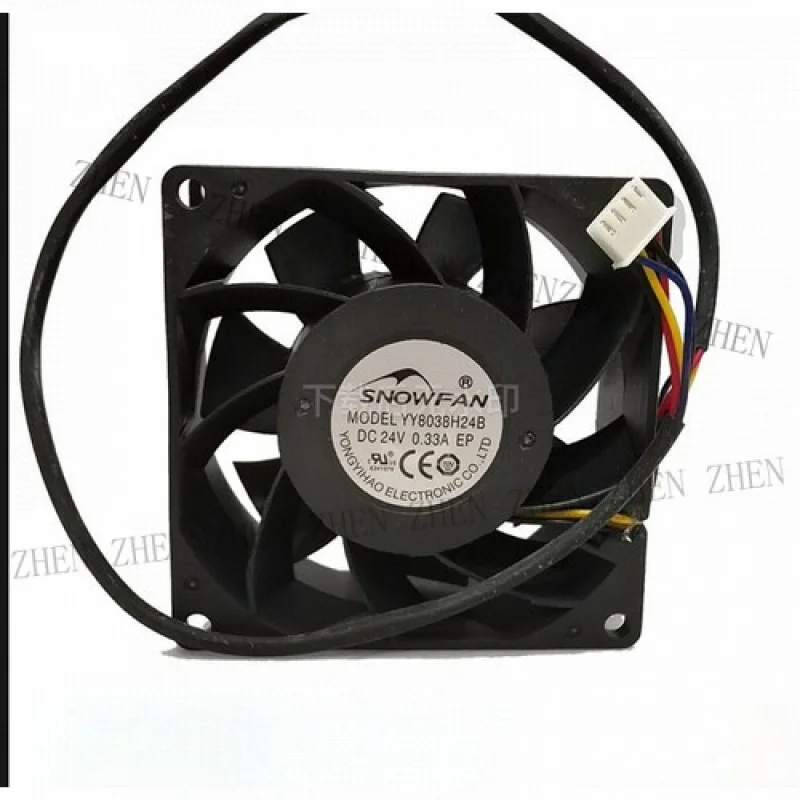 Y 1 Pc. New FOR YY8038H24B Cooling Fan 8038 DC24V 0.33A 8CM 3Pin