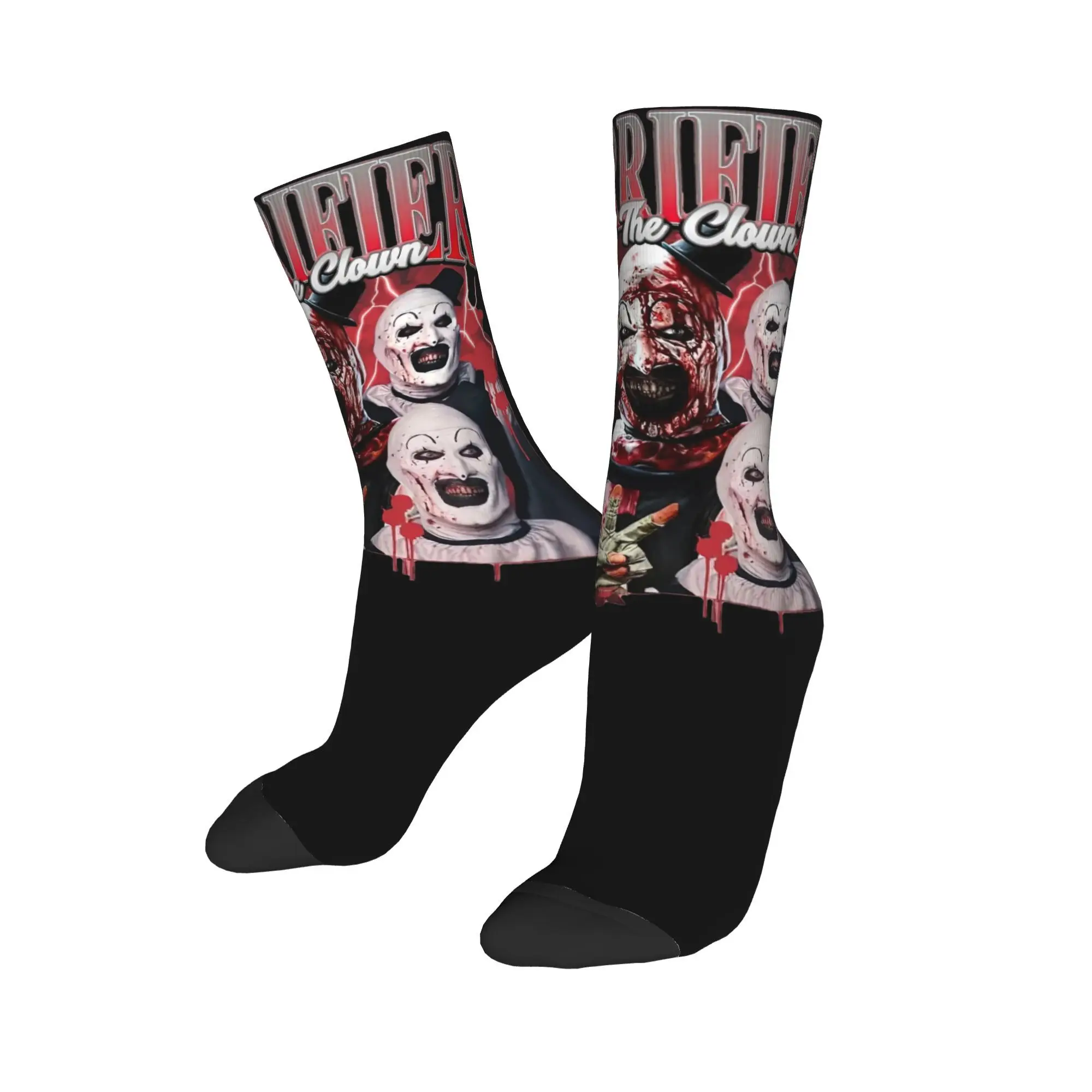 

Terrifier Art The Clown Bootleg Socks for Women Men All Season Cozy Middle Tube Socks Sweat Absorbing