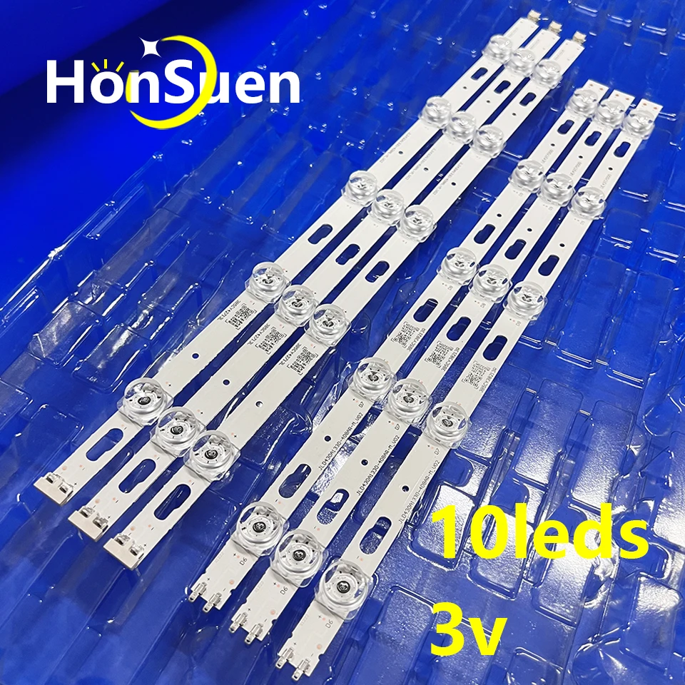 5set=30pcs LED bar for Samsung UN43TU7000 UN43TU8000 UN43TU8200 UE43TU7100 UN43TU700DF BN96-50319A 50320A LM41-00868A 00867A