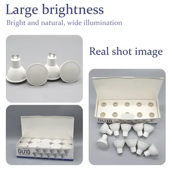 10個裝 Focos GU10 射燈 220V LED燈泡 批發 9W 白色暖光 3000K 6000K 適用於家庭商業建築 10 最佳銷售 GU10 220V LED燈 - №5