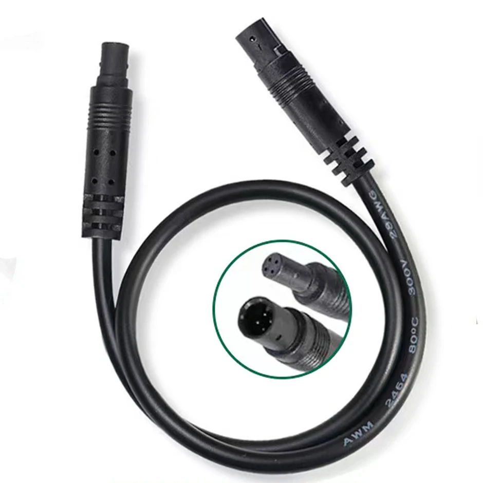 4-Pin أو 5-Pin كاميرا DVR للسيارة تمديد كابل 2 متر ذكر ل موصل سالب الحبل لكابل الكاميرا العكسية Dashcam