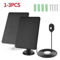 1-3PCS 10W 5V Solar Charging Panels 9.8ft Charging Cable Solar Battery Charger for Arlo Pro 5S/4/3 Floodlight Security Camera