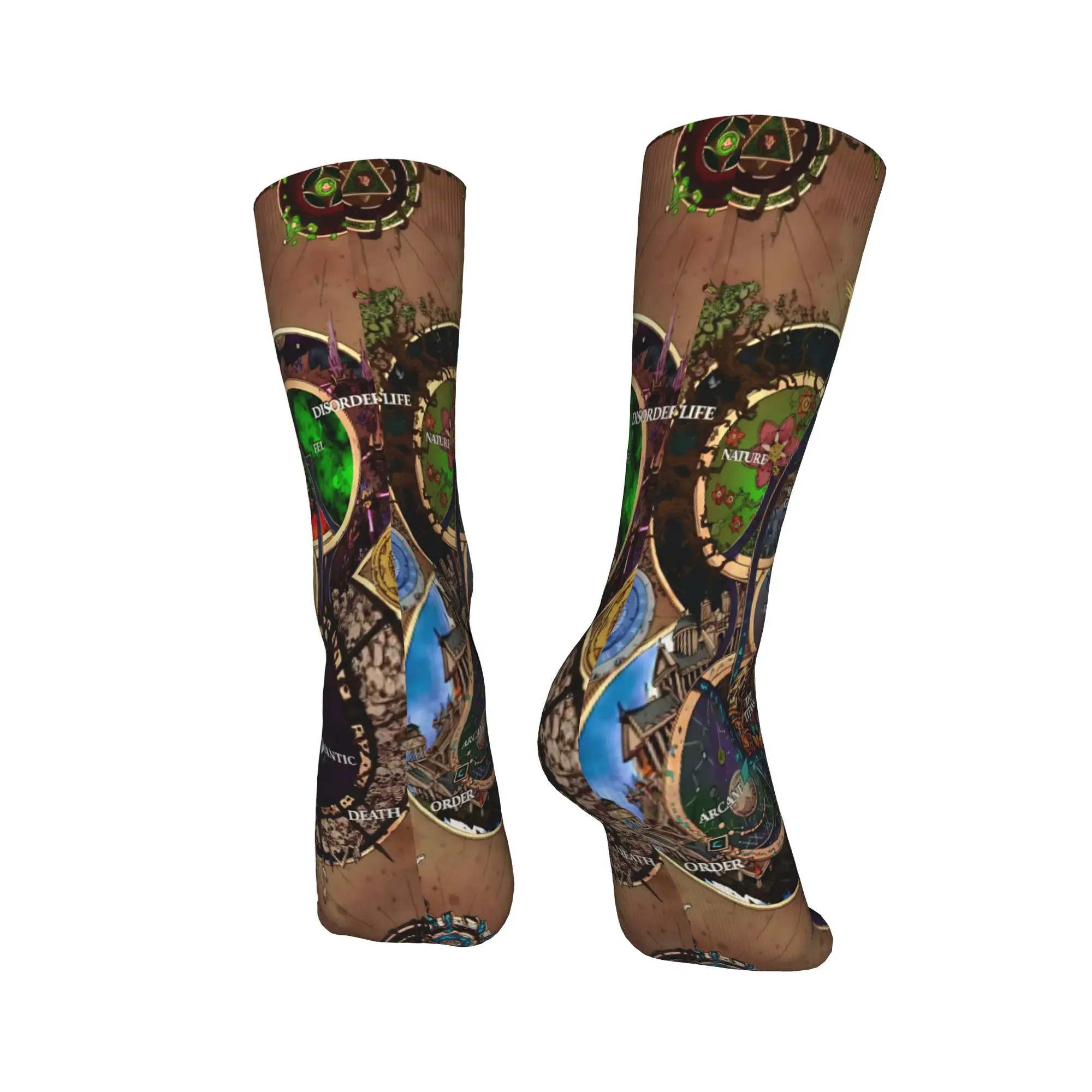 World of Warcraft Game  Socks  Printed Stockings Anti-Slip Men Socks Soft Breathable Autumn Funny Cycling Socks