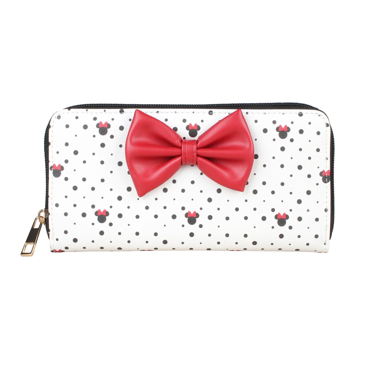 

Симпатичный женский кошелек на молнии с бантом, Высококачественная модная Персонализированная сумка для карт и монет