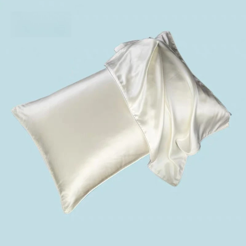 

Silk Pillowcase 100% Mulberry Silk 19 Momme Solid Color for Hair & Skin - Anti-Wrinkle & Sleep (OEKO-TEX Certification)