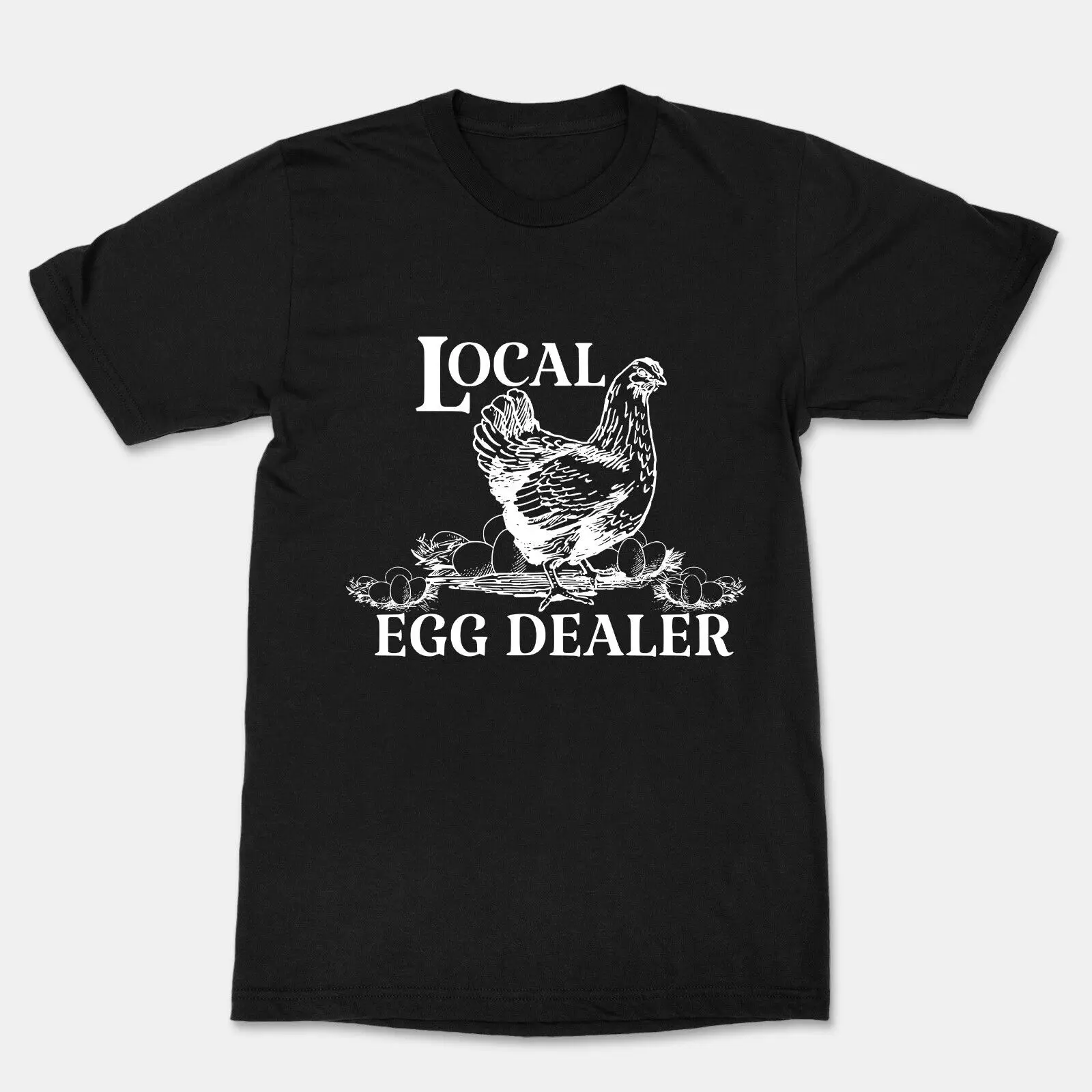 Local Egg Dealer Easter Egg Supplier Unisex Funny Cool Easter Graphic T-Shirt