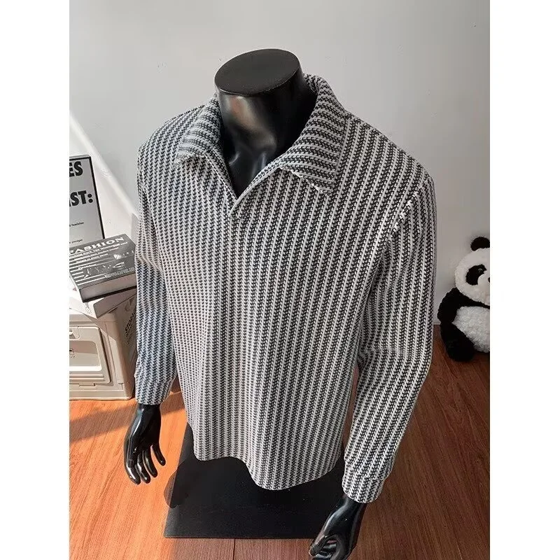 

2025 модный темпераментный свободный вязаный свитер для мужчин и женщин, осенне-зимний хлопковый и шерстяной ленивый свитер с длинным рукавом