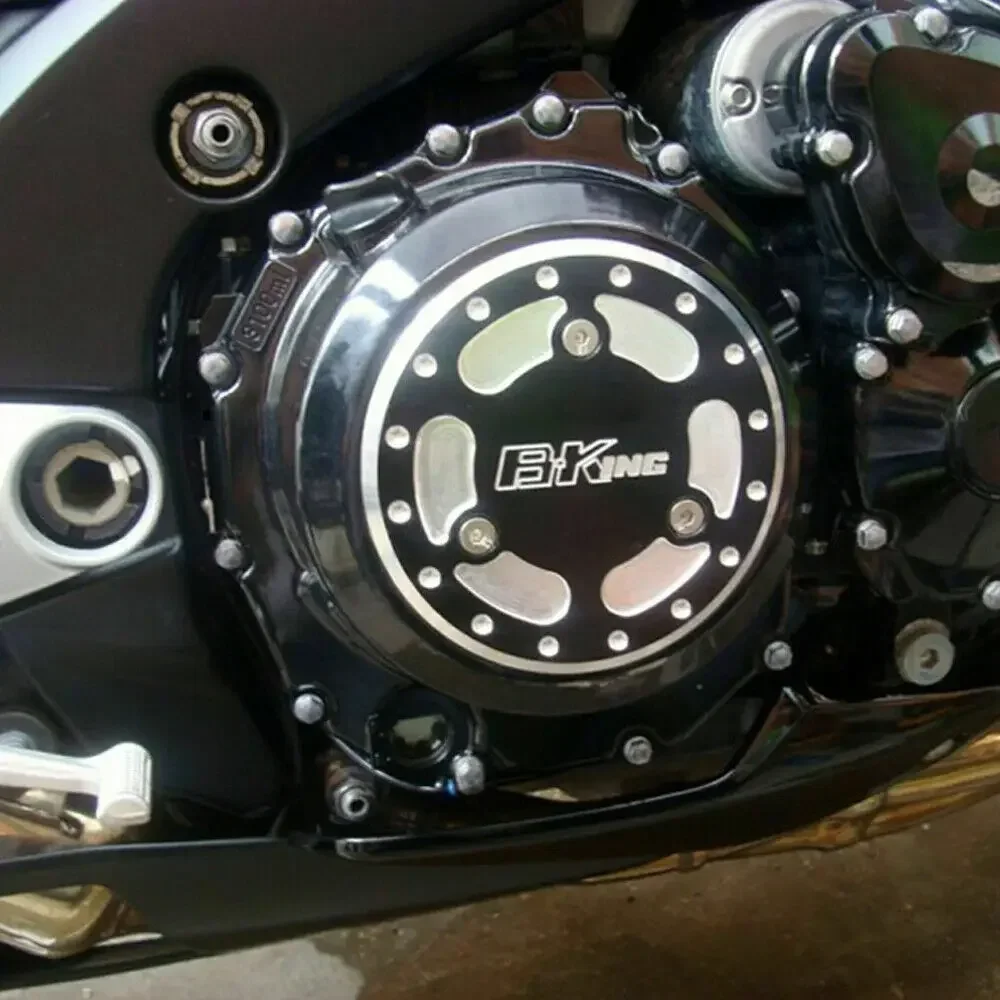 CNC Engine Crank Case Clutch Cover Outer For SUZUKI GSX1300 B-KING 2008-2011 BK