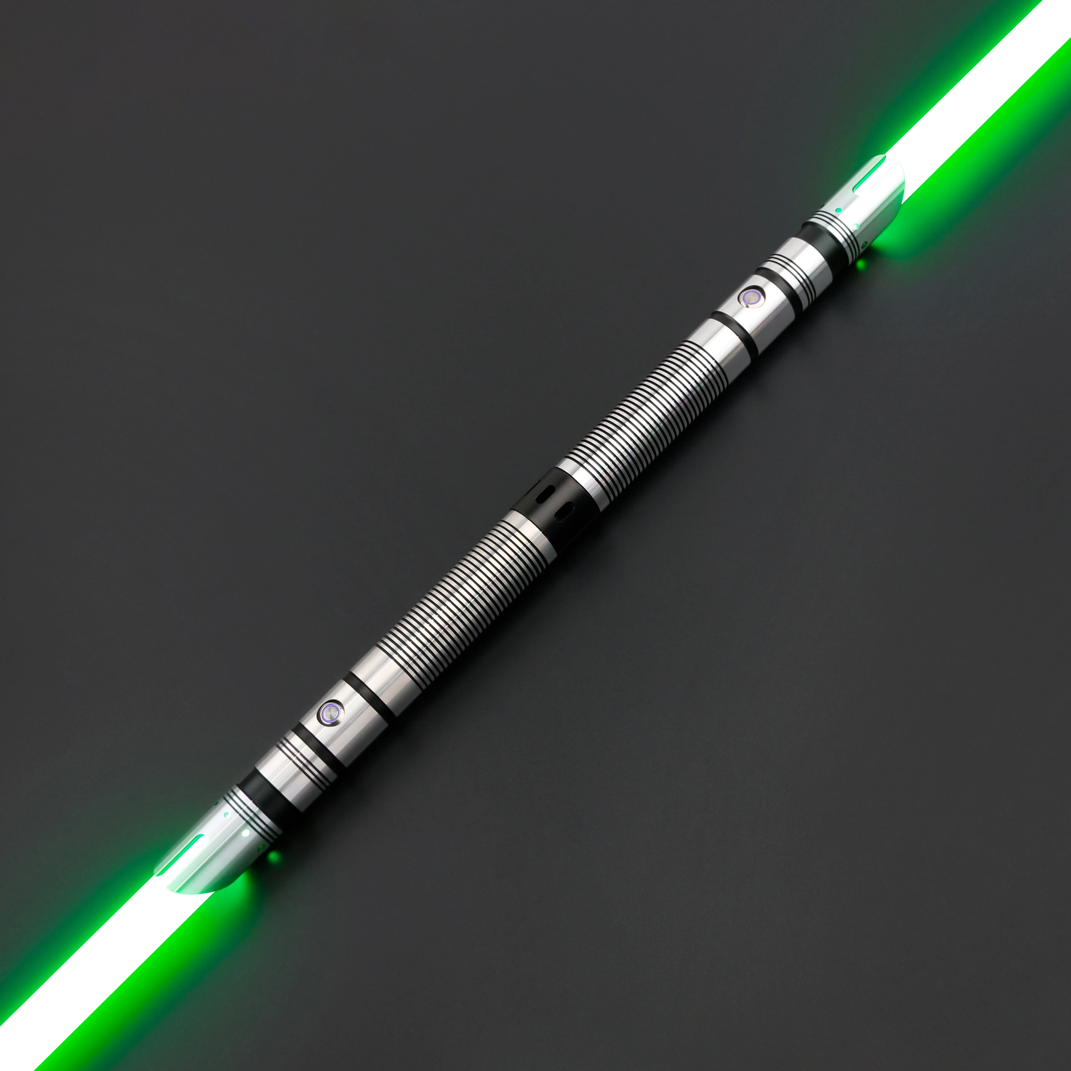 TXQSABER Dueling Heavy E30 Double-edged Lightsaber Free Connector FOC Blaster Smooth Swing Laser Sword Toys for Adult Cosplay