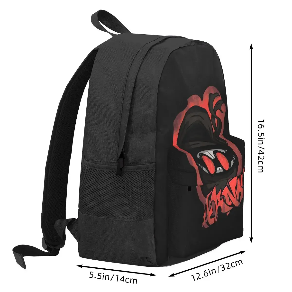 Madness Combat Hank Head Graffiti Backpack Student BookBag Kids School Bag Computer Shoulder Bags for Men Women