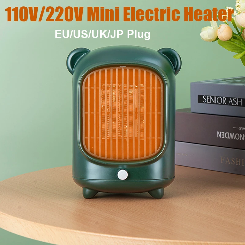 

500W Portable Electric Heater Mini Fan Heating Warm Air Blower 110V-240V Home Office Heating Stove Radiator Winter Warmer Machin