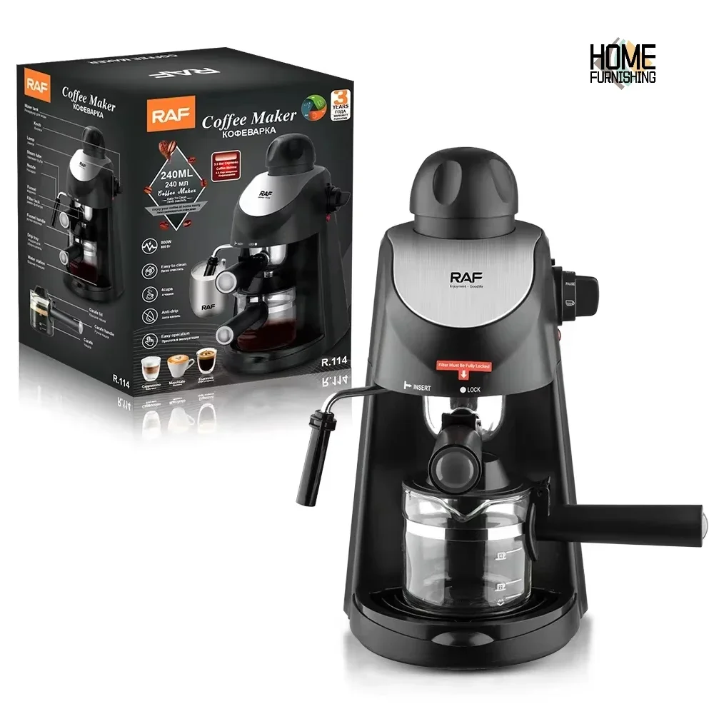 

RAF Good Quality Mini Commercial Coffee Maker Barista Espresso Coffee Machine For Home Use