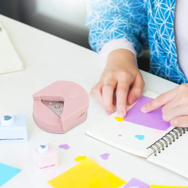 Paper Trimmer Cutter Paper Punch Hole Puncherr Mini Round Corner Rounder Portable Diy Craft Scrapbooking Tools Cutting Tools Pvc