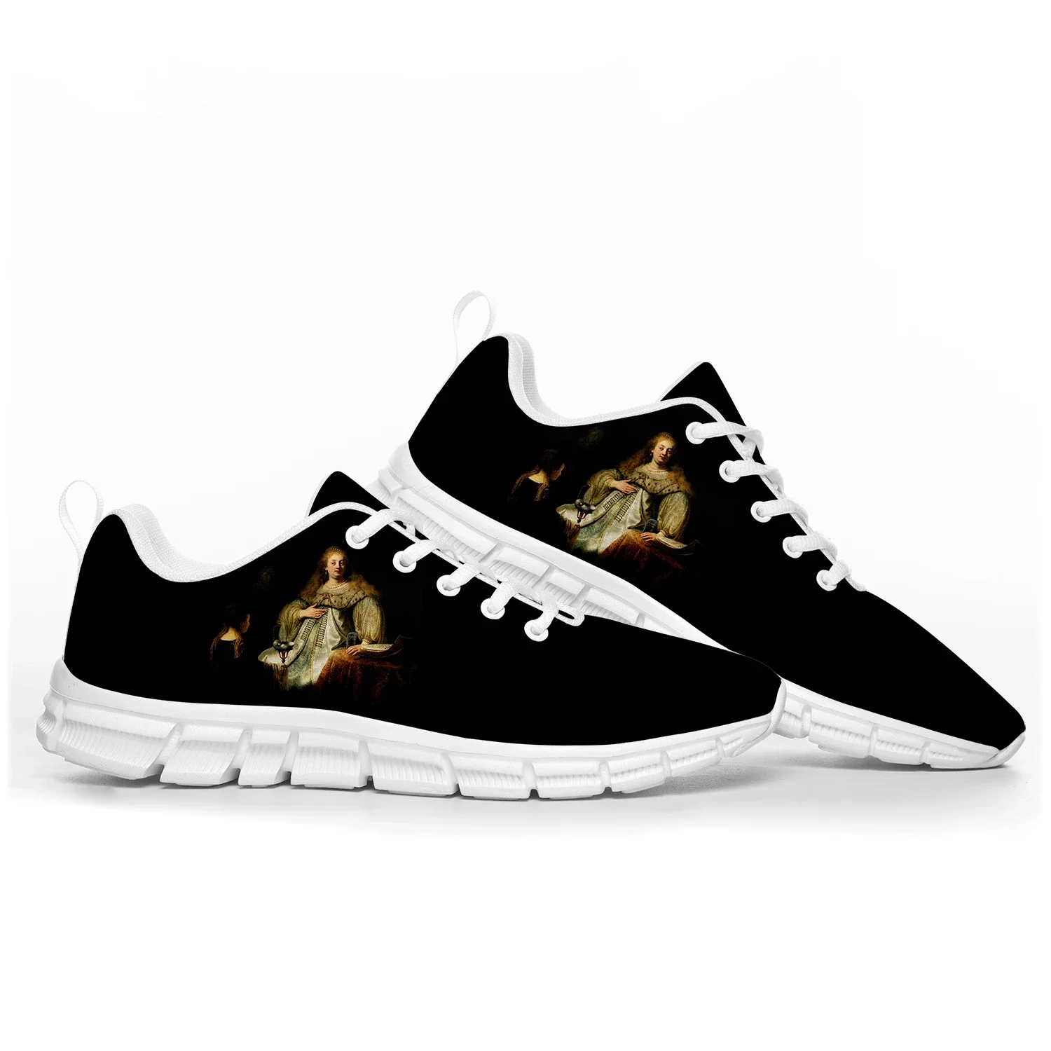 

Moon and Hunting Goddess Sports Shoes Mens Womens Teenager Kids Children Customized Sneakers Casual High Quality Couple White