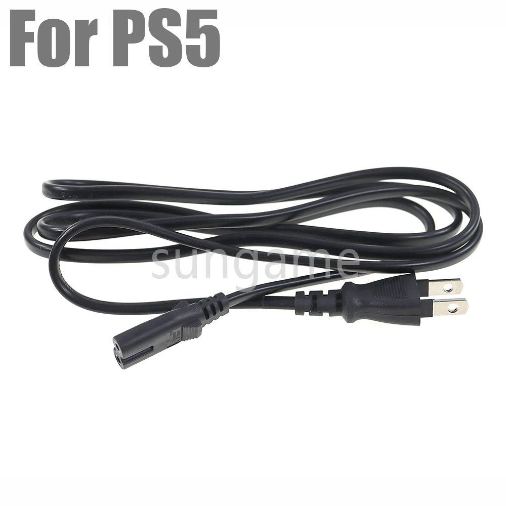1pc For Playstation 5 Power Cable 1.5m Power Cable Figure 8 US Plug for PS5 Power Extension Cord
