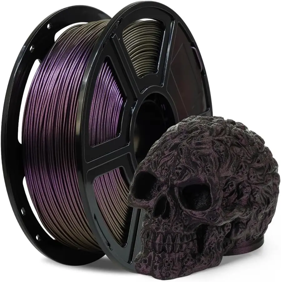 

Magic Rapid PLA 1.75mm 250g Magic Purple, Color Shift Shimmer High Speed 3D Printing Filament