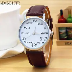 Montre à quartz décontractée avec bracelet en cuir pour femme, montres de formule mathématique, mode pour femme, tableau Prada